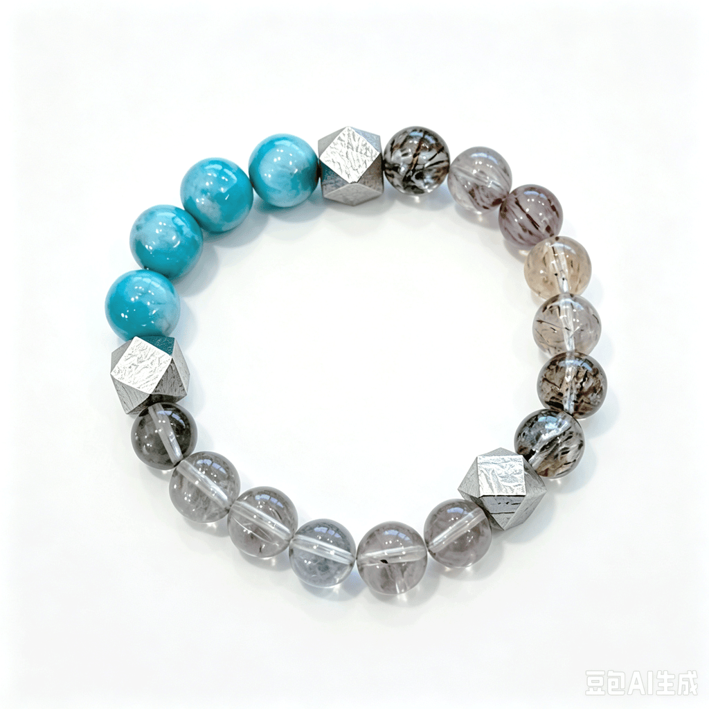 Amazonite Super Seven Bracelet | Meteorite Crystal Talisman – YUNTHIA - YUNTHIA