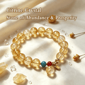 Citrine Crystal Bracelet for Prosperity: Attract Abundance and Success - YUNTHIA