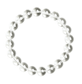 Natural Clear Quartz Bracelet | 8–10mm Handmade Stretch Bead Bracelet | YUNTHIA