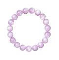 Natural Kunzite Crystal Bracelet Lavender Purple Healing Stone