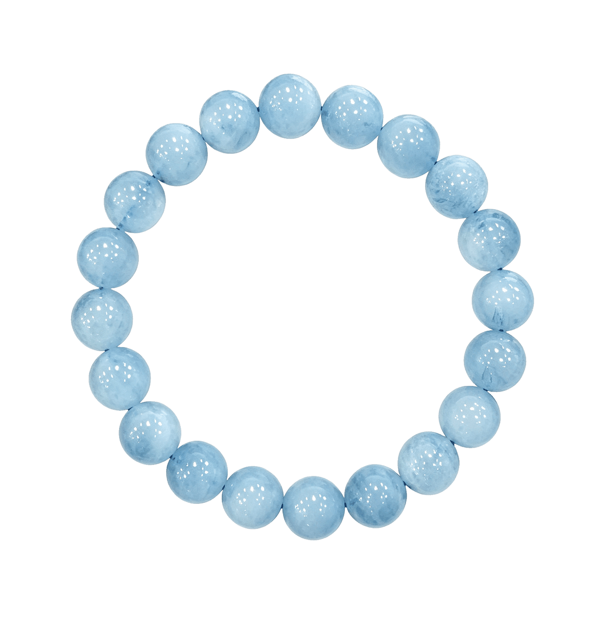 Natural Aquamarine Bracelet,Communication & Serenity Crystal Jewelry