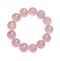 Rose Quartz Bracelet   Natural Pink Heart Chakra Crystal Bracelet